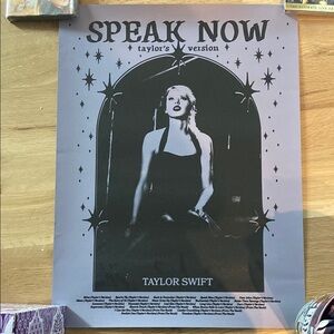 Taylor Swift Speak Now Poster